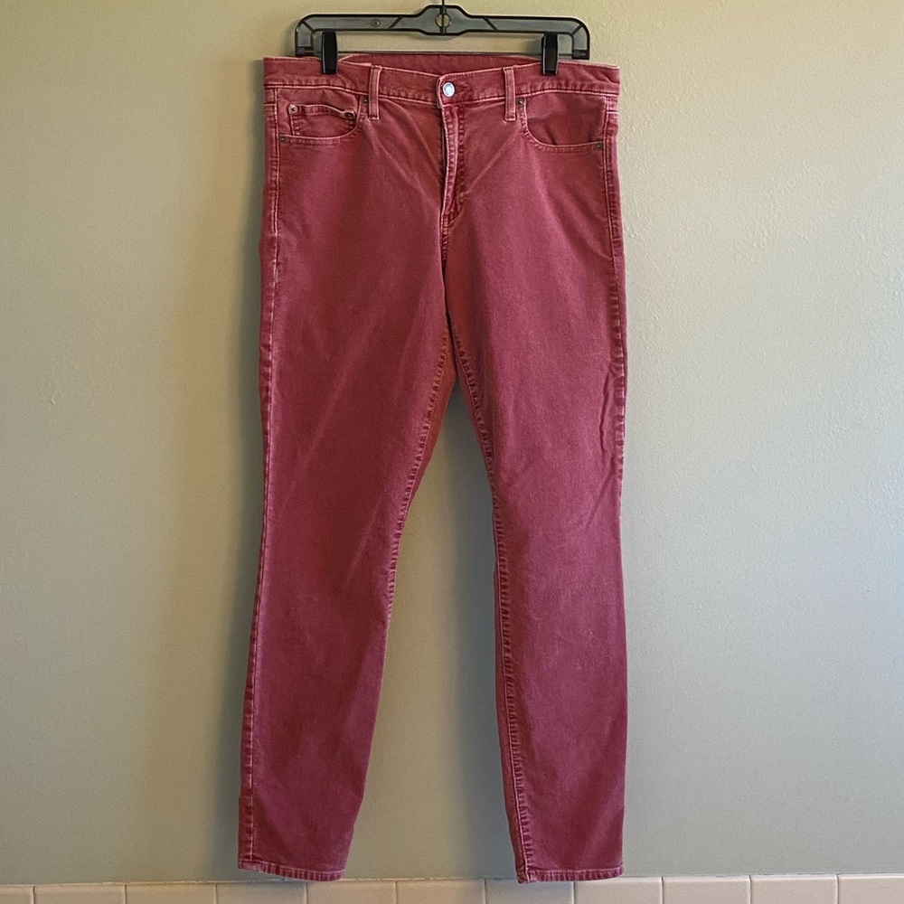 Gap Velour Modern Stretch True Skinny pants